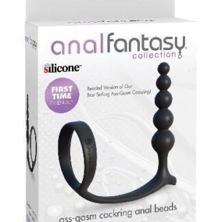Ass-Gasm Cockring Anal Beads